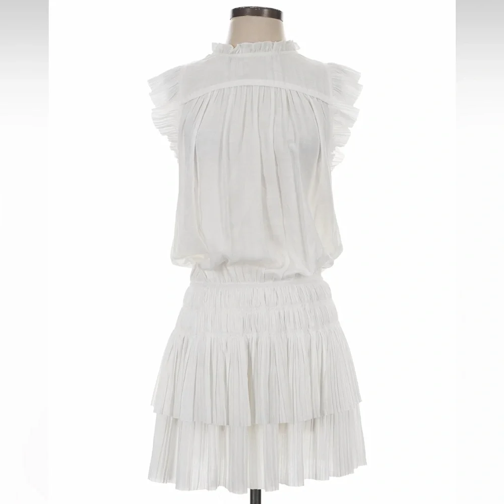 NWT Current Air Drop Waist Pleated Skirt Dress Size S